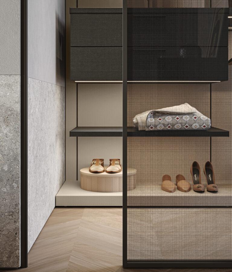 Walk-in wardrobe - Morassutti
