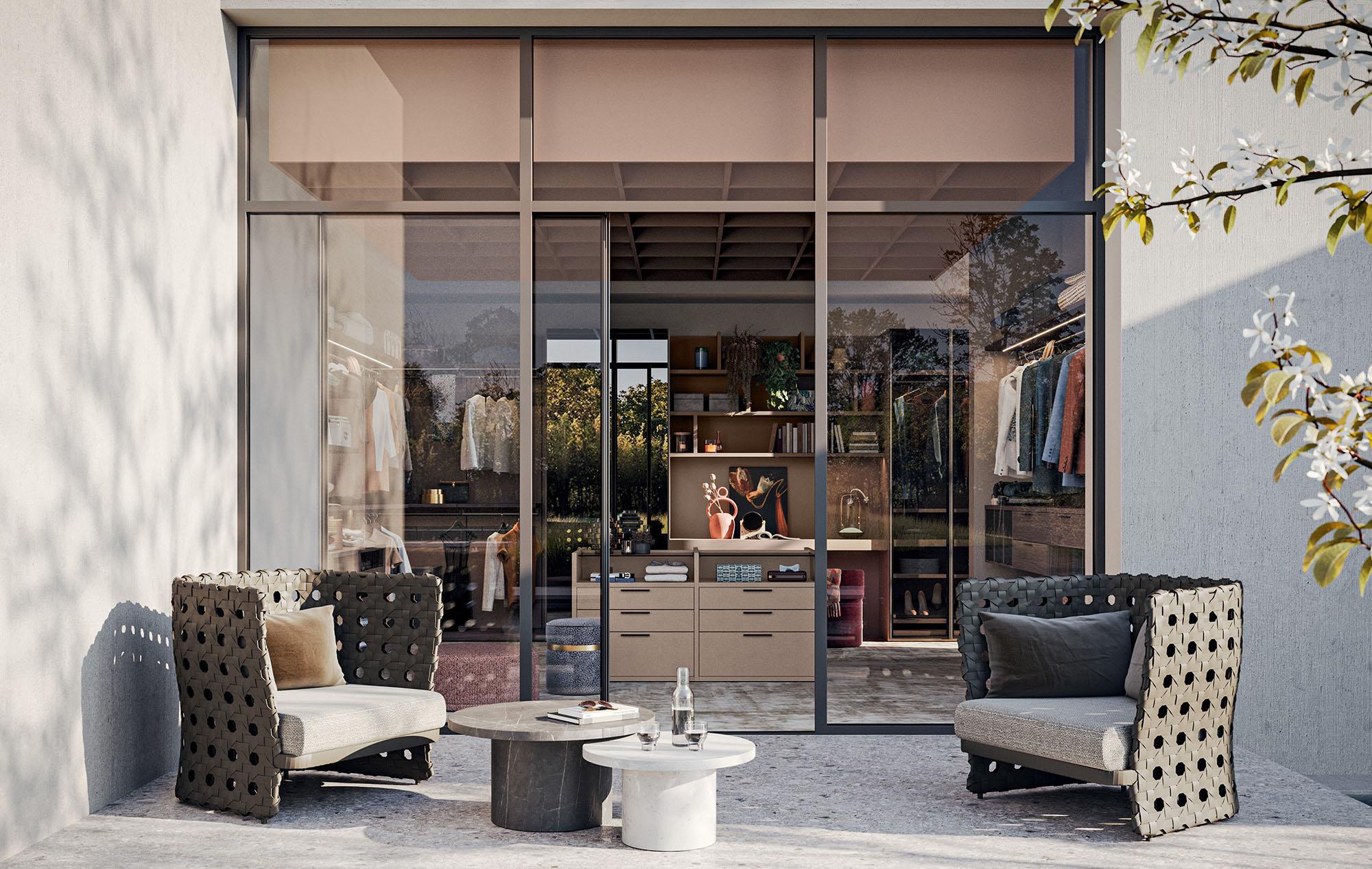 Set 03 Walk-in closet_Wardrobe - Morassutti