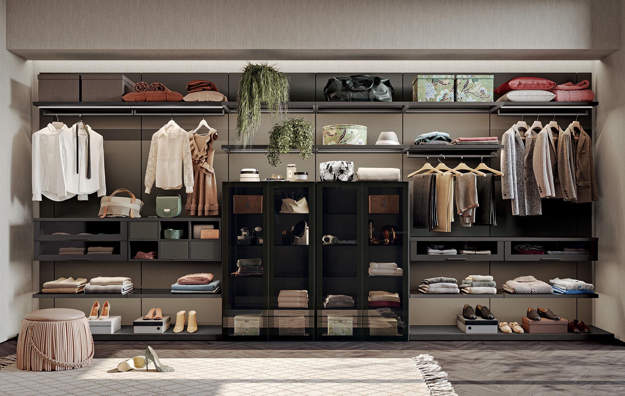 Set 07 Walk-in closet_Wardrobe - Morassutti