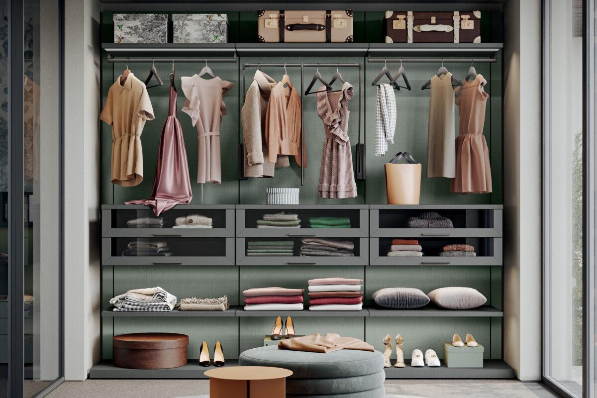 Set 01 Walk-in closet_Wardrobe - Morassutti