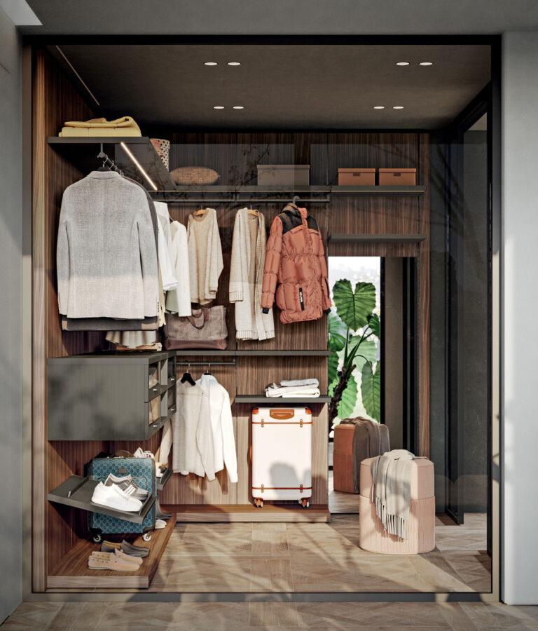 Walk-in wardrobe - Morassutti